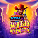 logotipo de Mega Fire Blaze Wild Pistolero