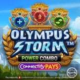 logotipo de Olympus Storm Connectify Pays Power Combo