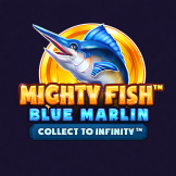 logotipo de Mighty Fish Blue Marlin