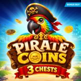 logotipo de Pirate Coins: 3 Chests
