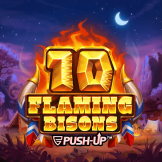logotipo de 10 Flaming Bisons