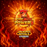 logotipo de 7s Fire Blitz Power 5 Jackpot Royale Express