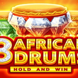 logotipo de 3 African Drums