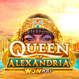 logotipo de Queen of Alexandria WOWPOT!