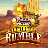 logotipo de Piggy Prizes Railroad Rumble