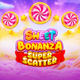 logotipo de Sweet Bonanza Super Scatter