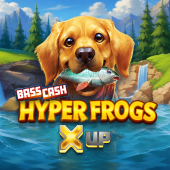 logotipo de Bass Cash Hyper Frogs X UP
