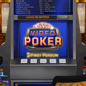 logotipo de First Person Video Poker - Evolution