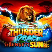 logotipo de Thunder Drums Serengeti Sun