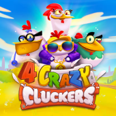logotipo de 4 Crazy Cluckers