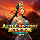 logotipo de Aztec Inferno Gold Eruption