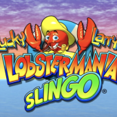 Slingo Lucky Larry's Lobstermania logo