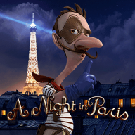logotipo de A Night in Paris