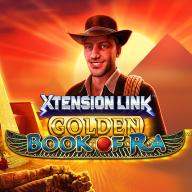 logotipo de Xtension Link – Golden Book of Ra XL
