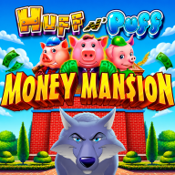 logotipo de Huff N' Puff Money Mansion