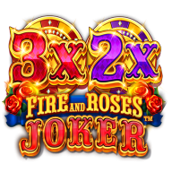 logotipo de 3x 2x Fire and Roses Joker