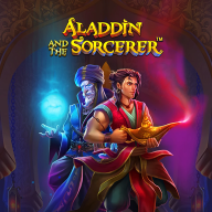 logotipo de Aladdin and the Sorcerer