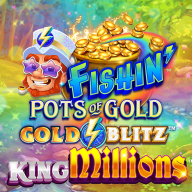 logotipo de Fishin Pots of Gold Gold Blitz King Millions