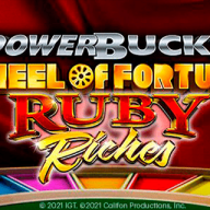 logotipo de PowerBucks Wheel of Fortune Ruby Riches