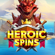 logotipo de Heroic Spins