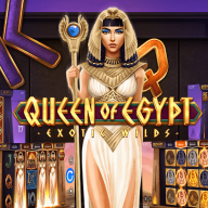 logotipo de Queen of Egypt Exotic Wilds