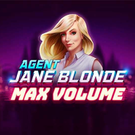 logotipo de Agent Jane Blonde Max Volume