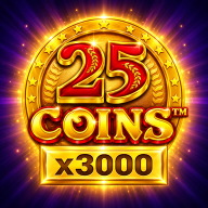 logotipo de 25 Coins x3000
