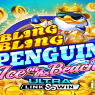 logotipo de Bling Bling Penguin: Ice On The Beach