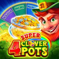 logotipo de 4 Super Clover Pots