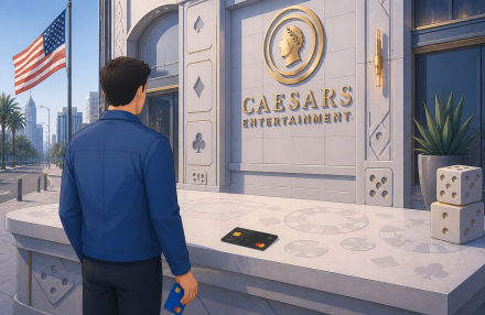 imagen de Caesars prohíbe los depósitos con tarjeta de crédito en los casinos de juego en línea de EE.UU.