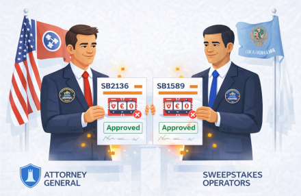 imagen de Tennessee y Oklahoma endurecen los sorteos con proyectos de ley en el Senado