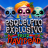 logotipo de Esqueleto Explosivo Feliz Navidead