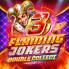 logotipo de 3 Flaming Jokers