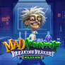 logotipo de Mad Scientist Breaking Beakers