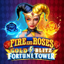 logotipo de Fire and Roses Gold Blitz Fortune Tower