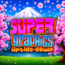 logotipo de Super Graphics Upside Down