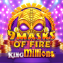 logotipo de 9 Masks of Fire King Millions