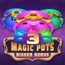 logotipo de 3 Magic Pots: Bigger Bonus