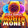 logotipo de Area Surge Molten Money