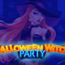 logotipo de Halloween Witch Party