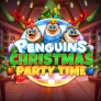 logotipo de Penguins Christmas Party Time