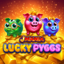 logotipo de J Mania Lucky Pigs