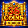 logotipo de 36 Coins x3000