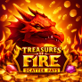 logotipo de Treasures of Fire Scatter Pays