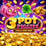 logotipo de 3 Pot Piggies Hold and Win