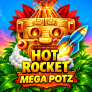 logotipo de Hot Rocket Mega Potz