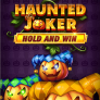 logotipo de Haunted Joker Hold and Win
