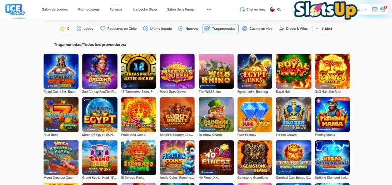 Ice Casino Tragaperras en el Casino en línea