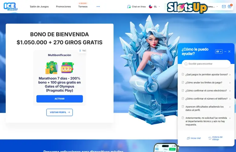 Soporte del Casino en Línea Ice Casino