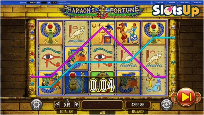 Volatilidad y RTP de la tragamonedas Pharaoh's Fortune
